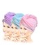 Generic Pack Of 3 Hair Towels Pink/Blue/Pruple 10Inch