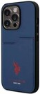 CG Mobile U.S. Polo PU Cardslot DH Hard Case For iPhone 15 Pro Max (Navy)