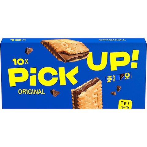 Buy Bahlsen Pick Up Original Chocolate Biscuit 28g Pack of 10 in UAE