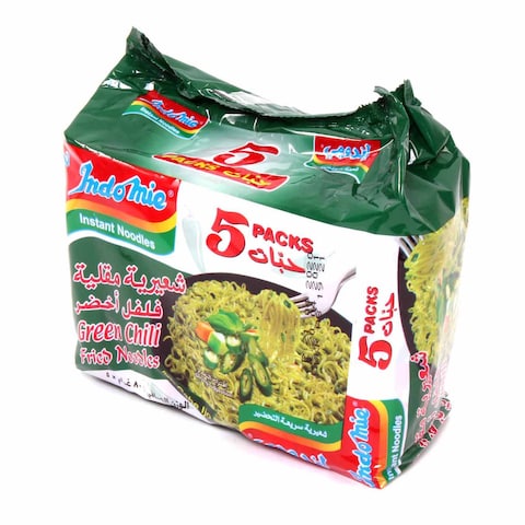 Indomie Green Chili Fried Noodles 80gx5&#39;s