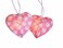 Heart-Shaped LED String Lights Light Pink 2M