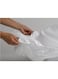 Hotel Linen Klub Deyarco Hotel Linen Klub Double Fitted Sheet 350Tc 100% Long Staple Sateen Waeve Luxurious Quality With Elasticized Deep Pocket Cotton, White 140X200+40cm