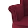 In House Chair King Velvet With Two Wings - Burgundy - E3