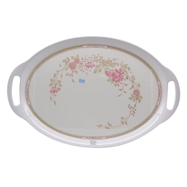 DECO OVAL TRAY 21