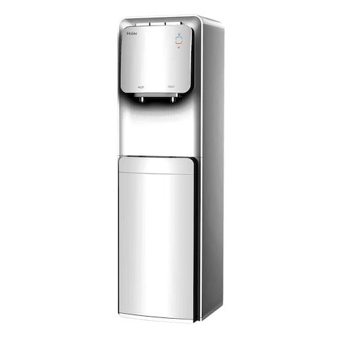 Haier Ylr-1.5-jxr-12 Hot And Cold Water Dispenser With Refrigerator Silver