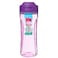 Sistema 600ml Tritan Swift Water Bottle Pink