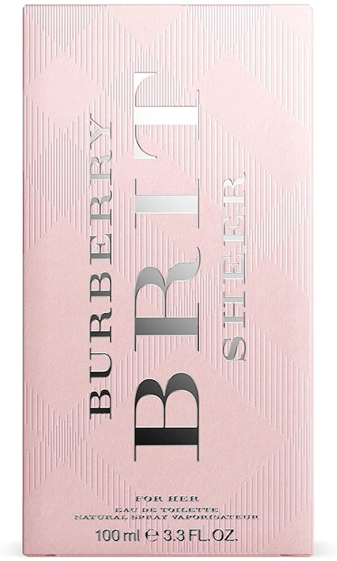 Burberry Brit Sheer Eau De Toilette For Women 100ml