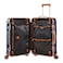 Hard Case Travel Bags Makrolon Polycarbonate Gold Jetstream Aluminum Frame Luggage Zipper Less Suitcase Extra Corner Protection Double Tsa Lock E9R1 Checked Luggage 24 inch Blue Moon