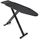 Black Ironing Board, Heat Resistant Iron Board With Steam Iron Rest, Foldable Ironing Stand Structure 113cm x 30 cm