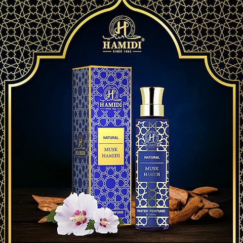 Hamidi Natural Musk Hamidi Water Perfume 100ml Non Alcoholic For Unisex