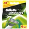 Gillette Mach3 Sensitive Men's Razor Blade Refills 4 Pieces
