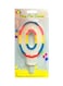 Party Time Unscented Birthday Candle Number 0