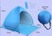 Portable Outdoors Beach Tent Automatic Pop Up Anti UV Beach Tent
