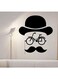 Spoil Your Wall Creative Design Wall Decals Black 50x70cm