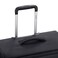 Delsey U-Lite Classic 3 4 Wheel Soft Case Luggage Trolley Bag 55cm Black