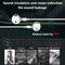 HiFi Stereo 3.5mm Wired Earphones with Mic Built-in Volume Control White