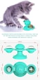 Vsell24 Windmill Cat Toy With Mints Little Bells And Interactive Cat Turntable Massage Toy For Teeth Cleaning Scratching Chewing And Wall Hanging Exercises Blue