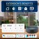 Smart Power Strip WIFI Extension 6FT Power Extensions Cord Overvoltage protection Socket 4-Way 4 USB Ports