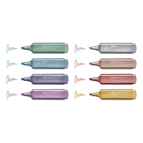 Faber-Castell Textliner Metallic Highlighter Multicolour 8 PCS