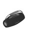 Powerology Phantom Wireless Portable Bluetooth Speaker, Bluetooth 5.0, Water-Resistant, AUX Interface, 6000mAh Battery - Black