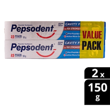 Pepsodent Toothpaste 150G Promo Pack