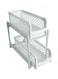 Generic 2-Tier Basket Drawer Rack White
