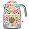 Smeg Dolce &amp; Gabbana Decorated Style Electric Kettle KLF03DGUK, 2400 W, 1.7 L, Multicolour, Stainless Steel, Cordless