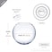 Vsell24 10 Inch Round Glass Bowl Aquarium Fish Tank Flower Vase Centerpiece Bubble Planter Terrarium Fish Bowl For Wedding Event Clear