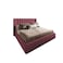 In House Palermo Velvet Bed Frame - Single - 200x120 cm - Dark Pink