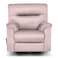 In House Velvet Rocking &amp; Rotating Recliner Chair - Light Pink - AB01