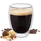 Markq Glass Coffee Cups 350ml Double Wall Coffee Mugs For Latte Cappuccino Espresso Milk Hot Drinks Tea Water Juice Glass Cups (1 Cup)