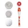 Generic-4-in-1 Interchangeable Electric Bath Brush Body Cleaning Long Handle Spinning Spa Massage Shower Brush Sets Bathroom Tool