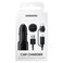 Samsung USB-C Dual Car Charger With Combo Cable Black