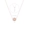 Aiwanto Necklace for Women's Simple Round Pendant Neck Chain Necklace