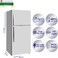 Super General 650L Net Capacity Double Door Refrigerator Silver SGR845SS