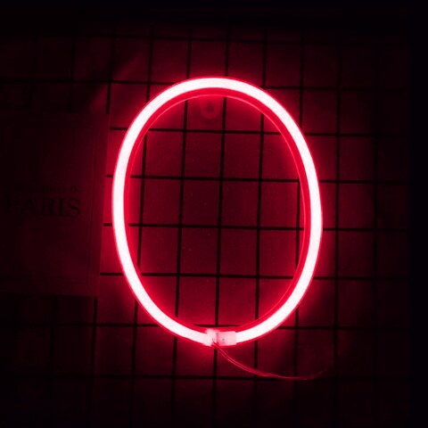 LED Neon Flex Letter Light O 30x22cm