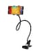 Generic - Flexible Mobile Phone Mount Holder With Clip Black