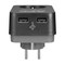 APC PME5B-GR Essential SurgeArrest Charger with 5 Outlets, 230 Volt - Black