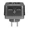 APC PME5B-GR Essential SurgeArrest Charger with 5 Outlets, 230 Volt - Black