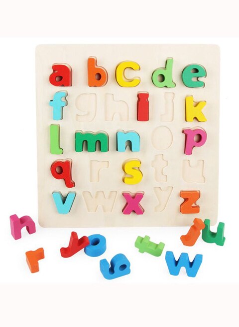 Generic Wooden Alphabet Puzzle Board