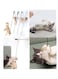 Vsell24 4PC Cat Teaser Playing Stick &amp; Feather Interactive Teasing Wand Toy Cat Teaser Catcher Exercise Playing Fun Toys Pet Supplies Play with Cat