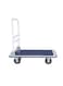 Foldable Platform Trolly Blue/White,load 150،KG , blue