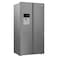 Beko 523 Ltr French Door Refrigerator With 4 Doors 182X90 Cm, No Frost, HarvestFresh, ProSmart Inverter Compressor, Fast Freeze, Titanium Inox -GNE794DX, 1 Year Warranty