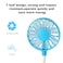 Decdeal - Portable Fan Hand Free Small Personal Mini USB Fan Rechargeable Neck Fan 3 Speeds for Office Travel Outdoor Camping