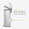 EKO Step Trash Can, Fingerprint-Resistant Stainless Steel