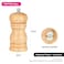 Fissman Salt &amp; Pepper Mill 11X5 cm (Rubber Wood Body With Ceramic Grinder)