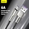 Baseus USB To Type C 66W 2M Fast Charging Data Cable For Huawei/Honor/Xiaomi/Samsung/iPad And All Android Devices Black