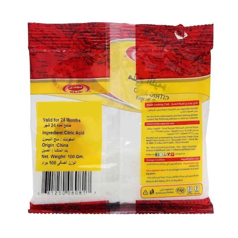 Majdi Citric Acid 100g