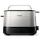 Philips Viva Collection Toaster Hd2637/91, 950 W, Silver, Removable Crumb Tray