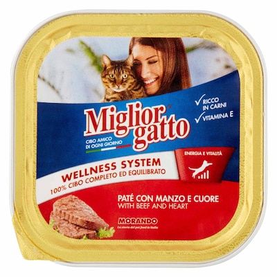 Miglior Gatto Pate Beef And Heart 100g